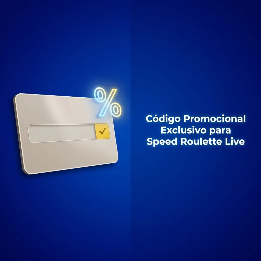 Pantalla de registro mostrando el campo para ingresar el código promocional SPEED300 en Speed Roulette Live