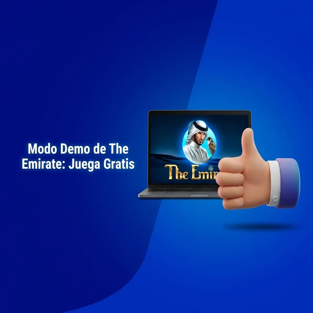 Pantalla del modo demo de The Emirate mostrando saldo ficticio y opción de juego gratis en Paripesa